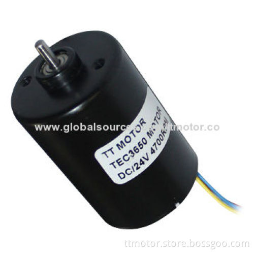 24V water pump motor, 36*50mm, 6,500rpm with 200g.cm Torque